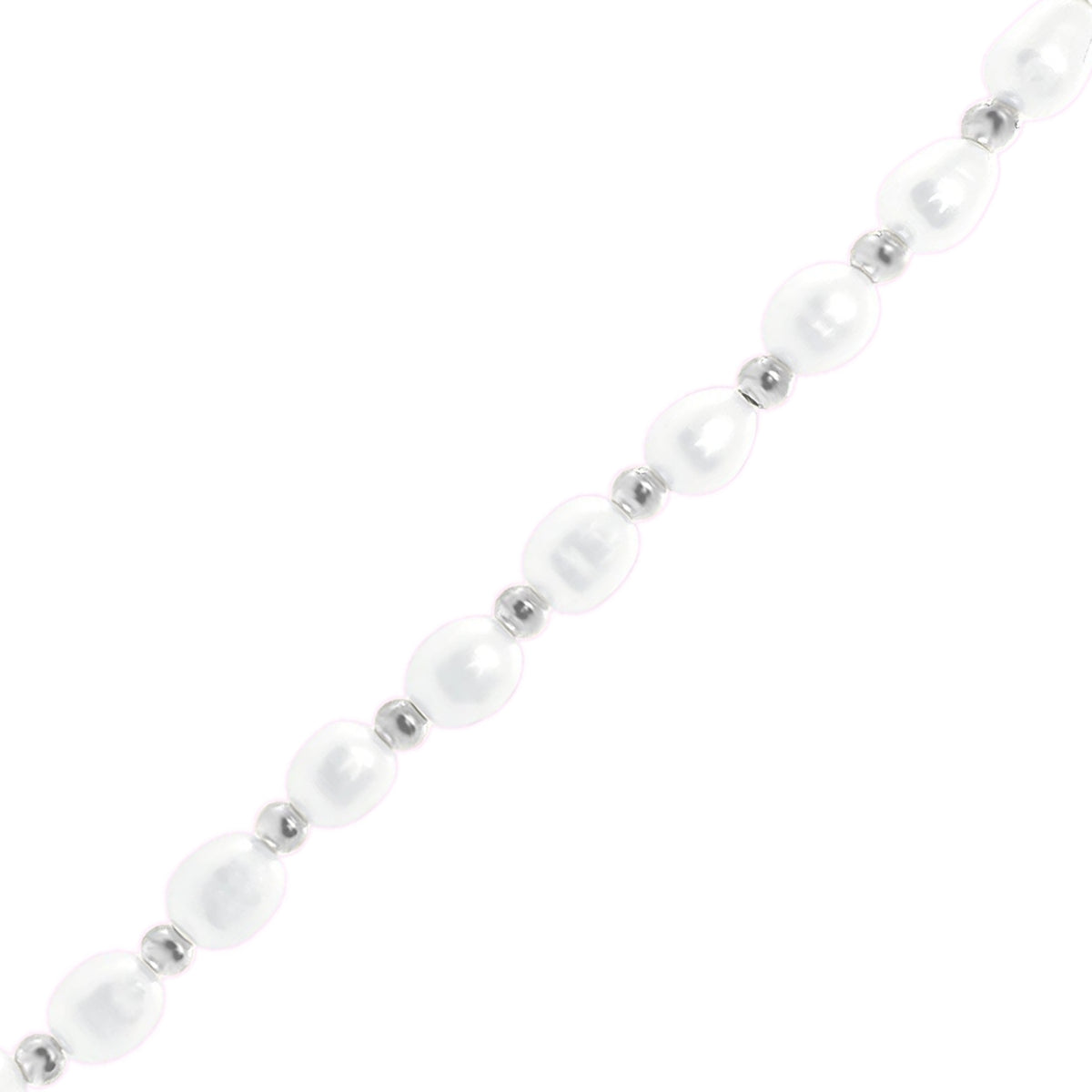 Zoey Parelketting - Zilver