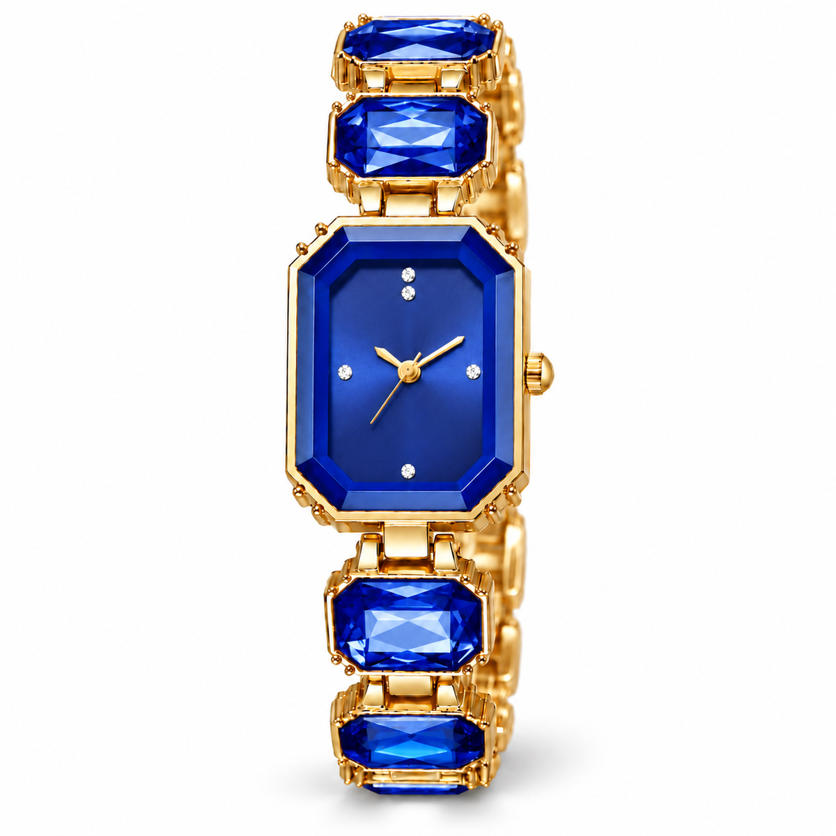 Antonia Horloge - Goud / Blauw