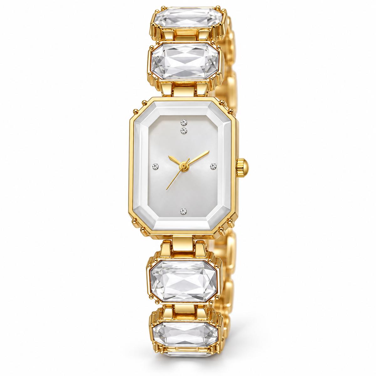 Antonia Horloge - Goud / Wit