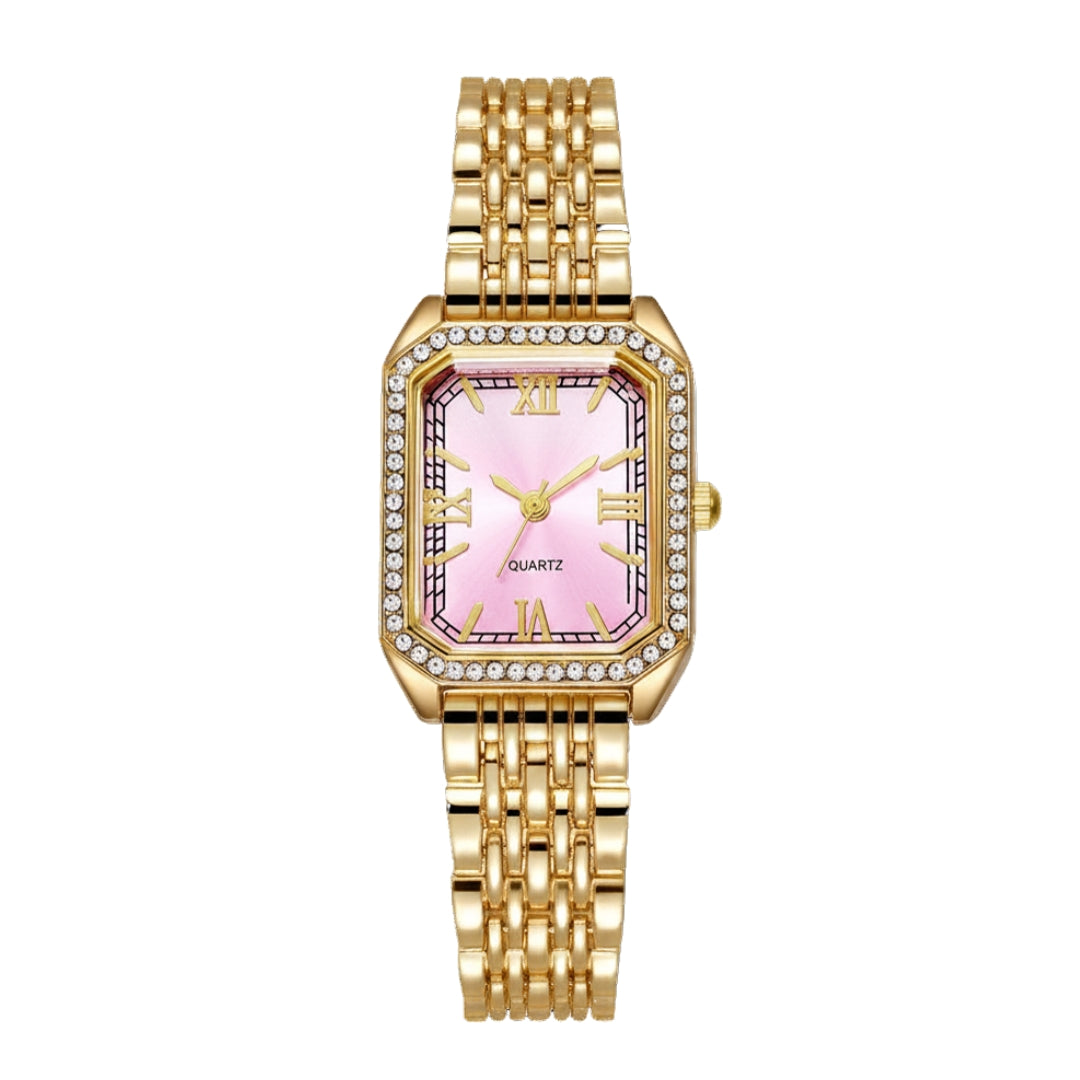 Aven Uhr - Gold / Pink
