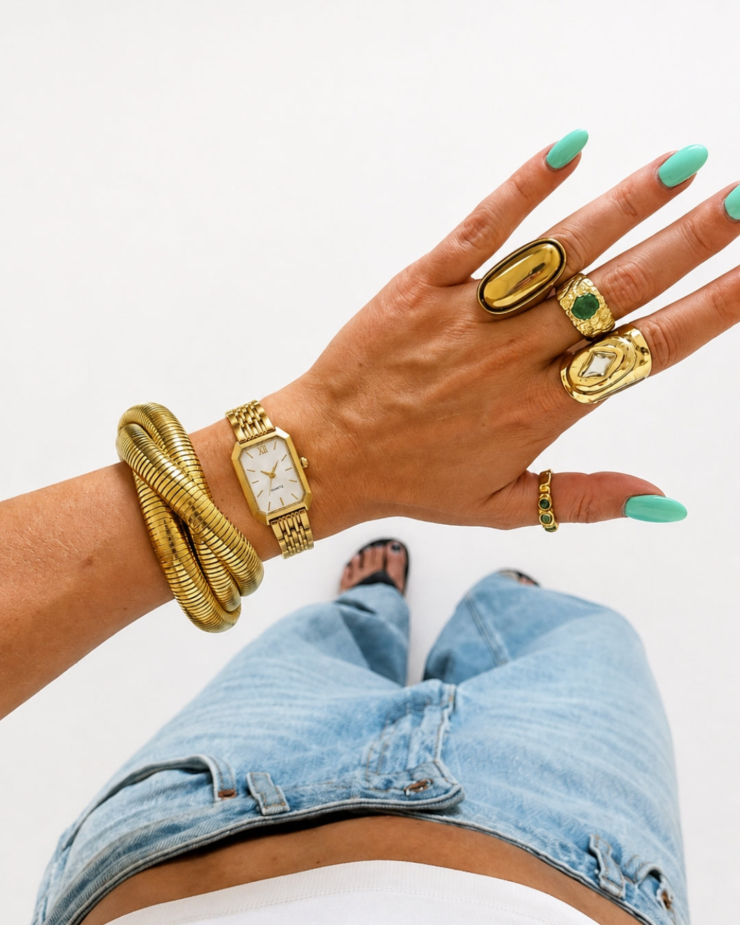 Avenor Horloge - Goud / Wit