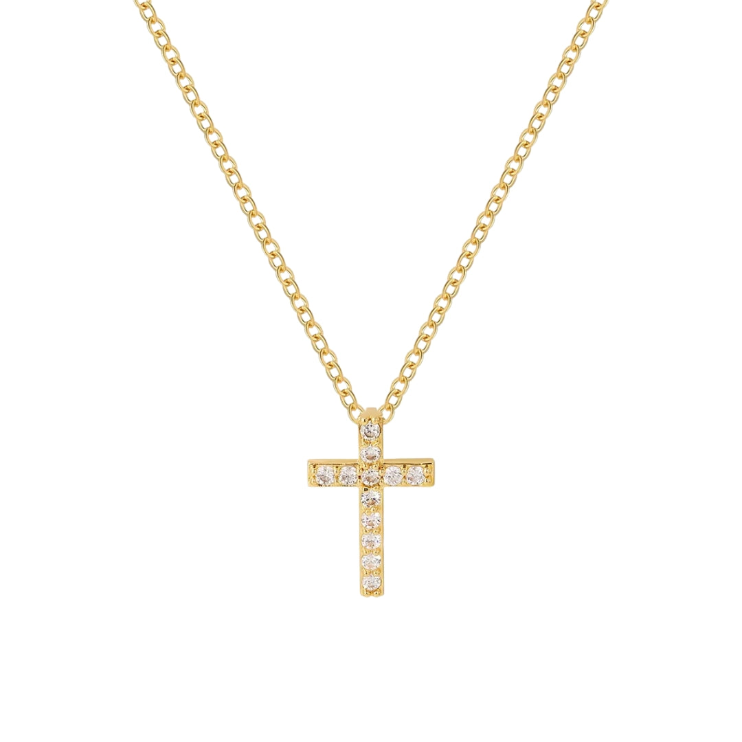 Cross Necklace - Gold