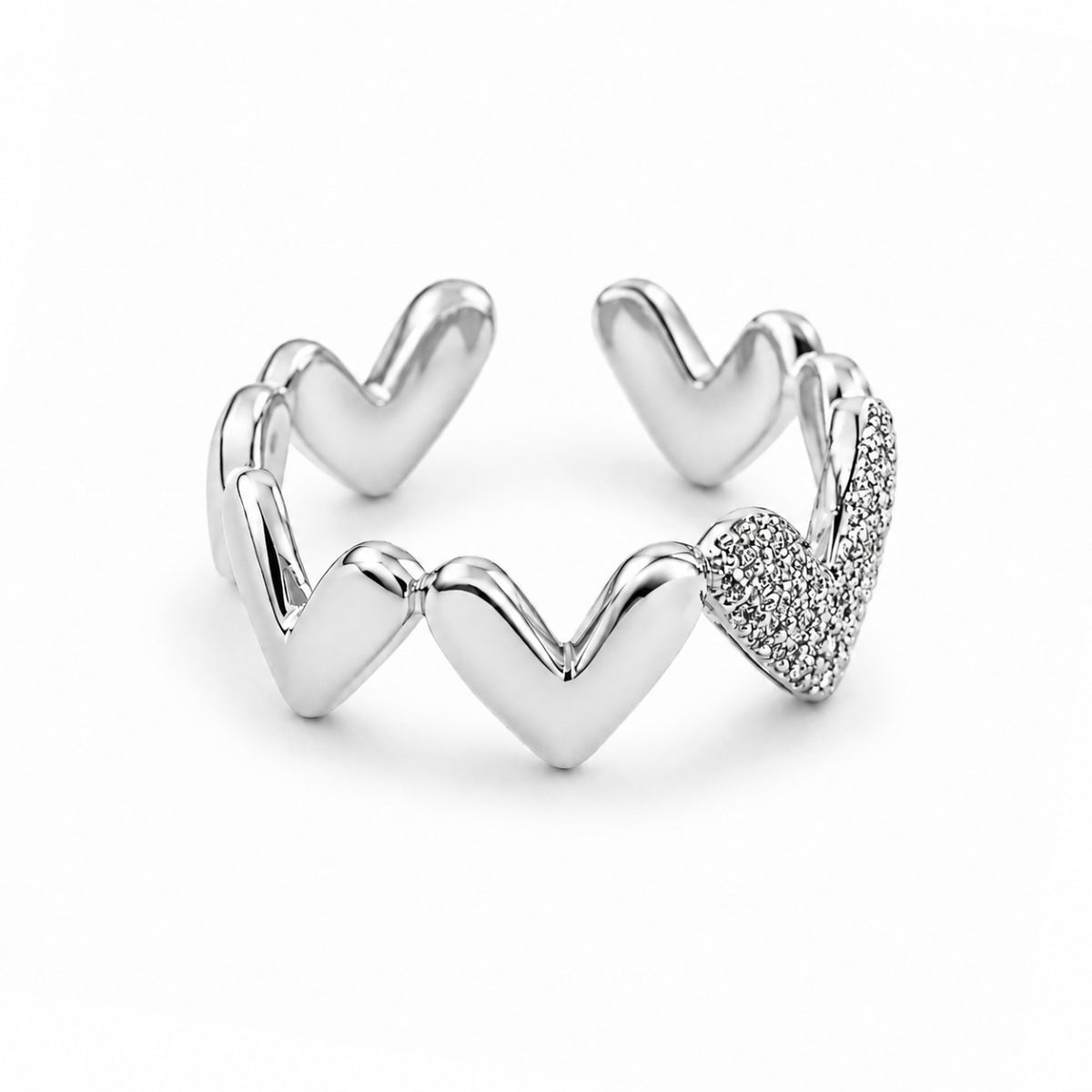 Nalia Hartjes Ring - Zilver