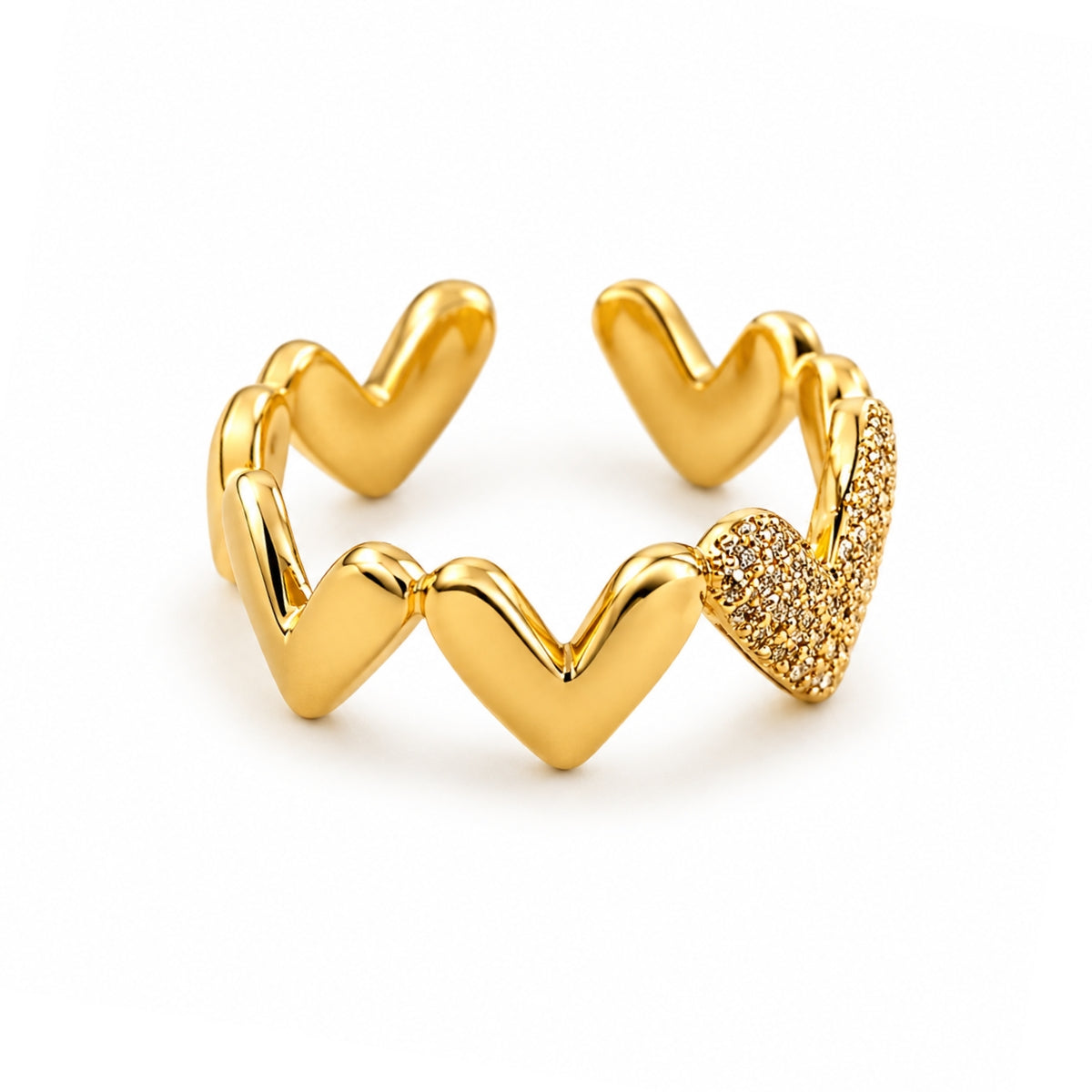 Nalia Hartjes Ring - Goud