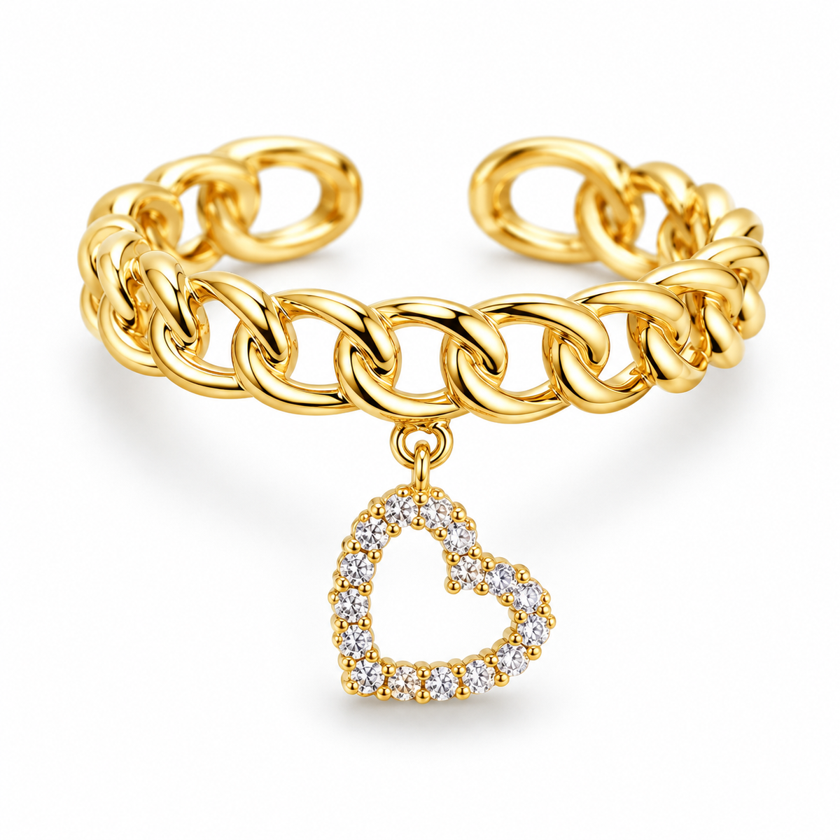 Benedetta Hart Ring - Goud