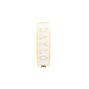 Classic Earrings - Gold/White