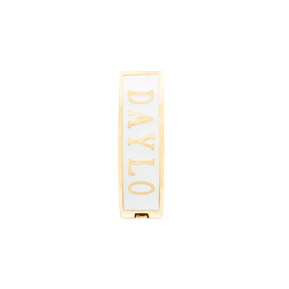 Classic Earrings - Gold/White