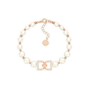 DD Armband met Diamant - Roségoud