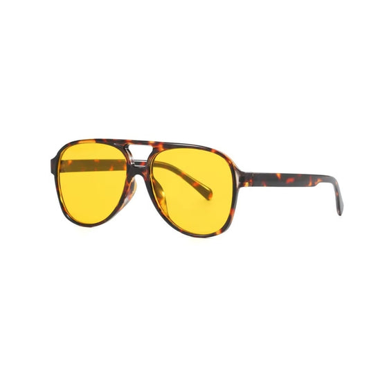 Sarena Sunglasses - Leopard Yellow