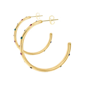 Halo Earrings - Gold