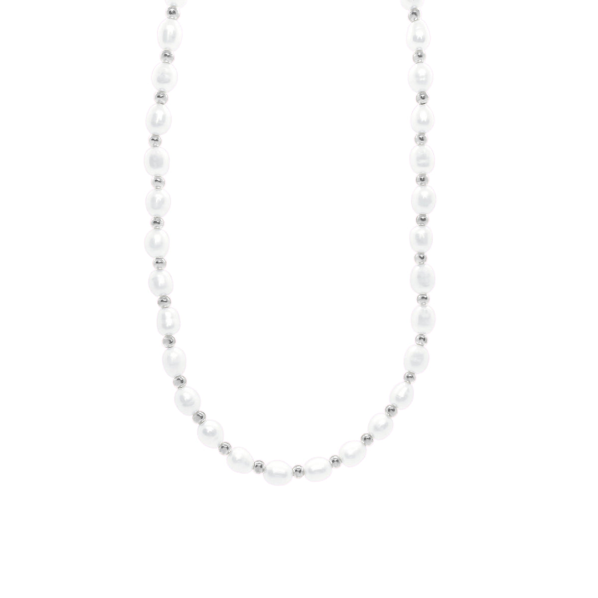 Zoey Parelketting - Zilver