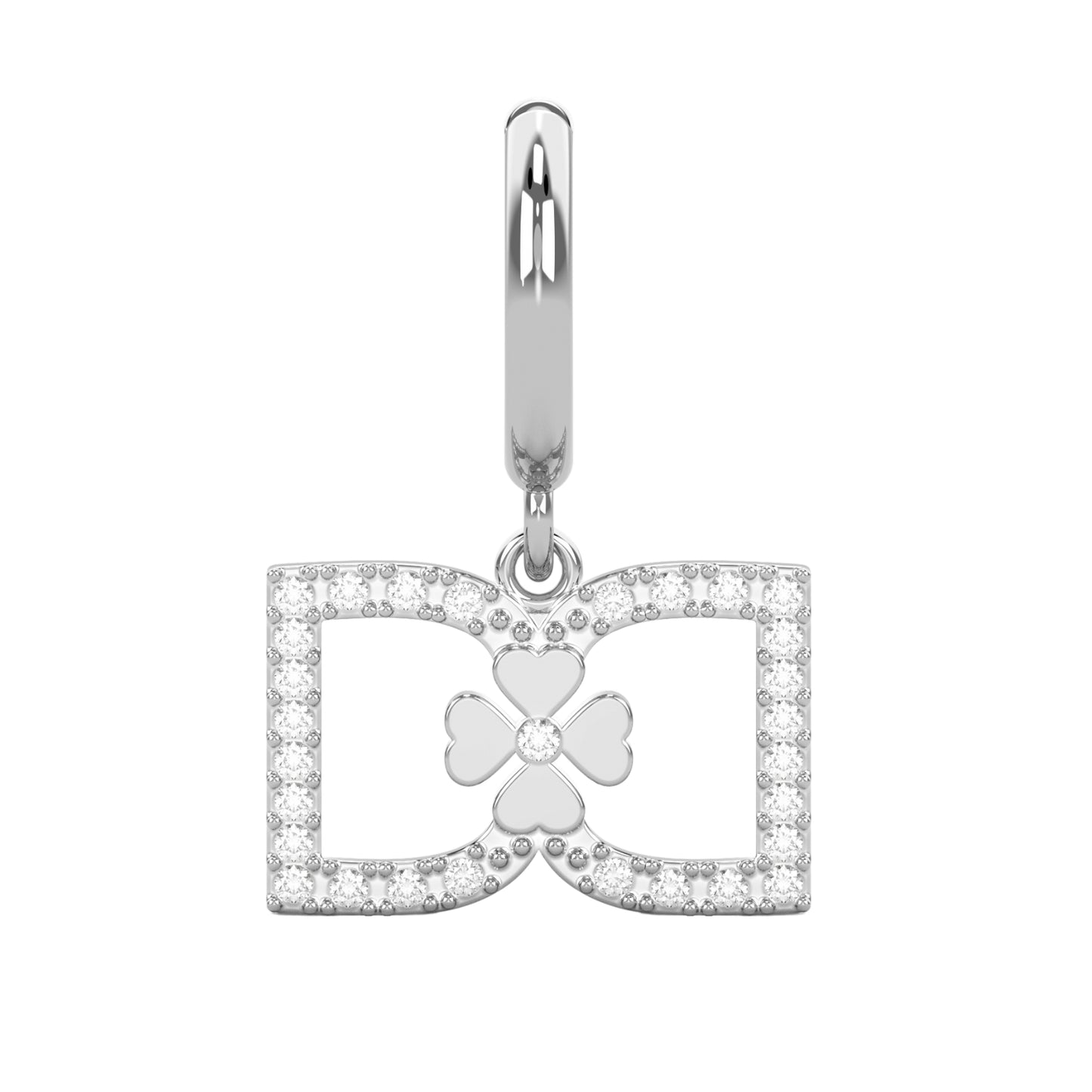 DD Hoops Diamond - Silver