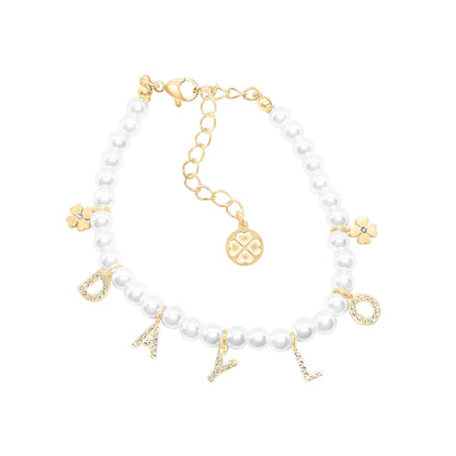 Parel Armband - Goud