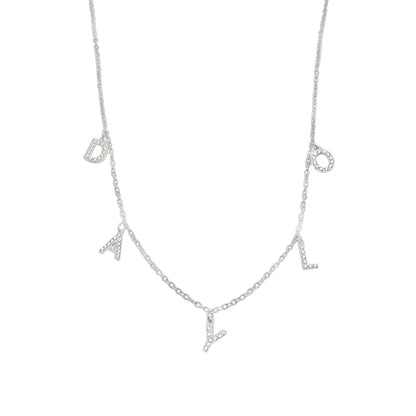 Diamant Halskette - Silber