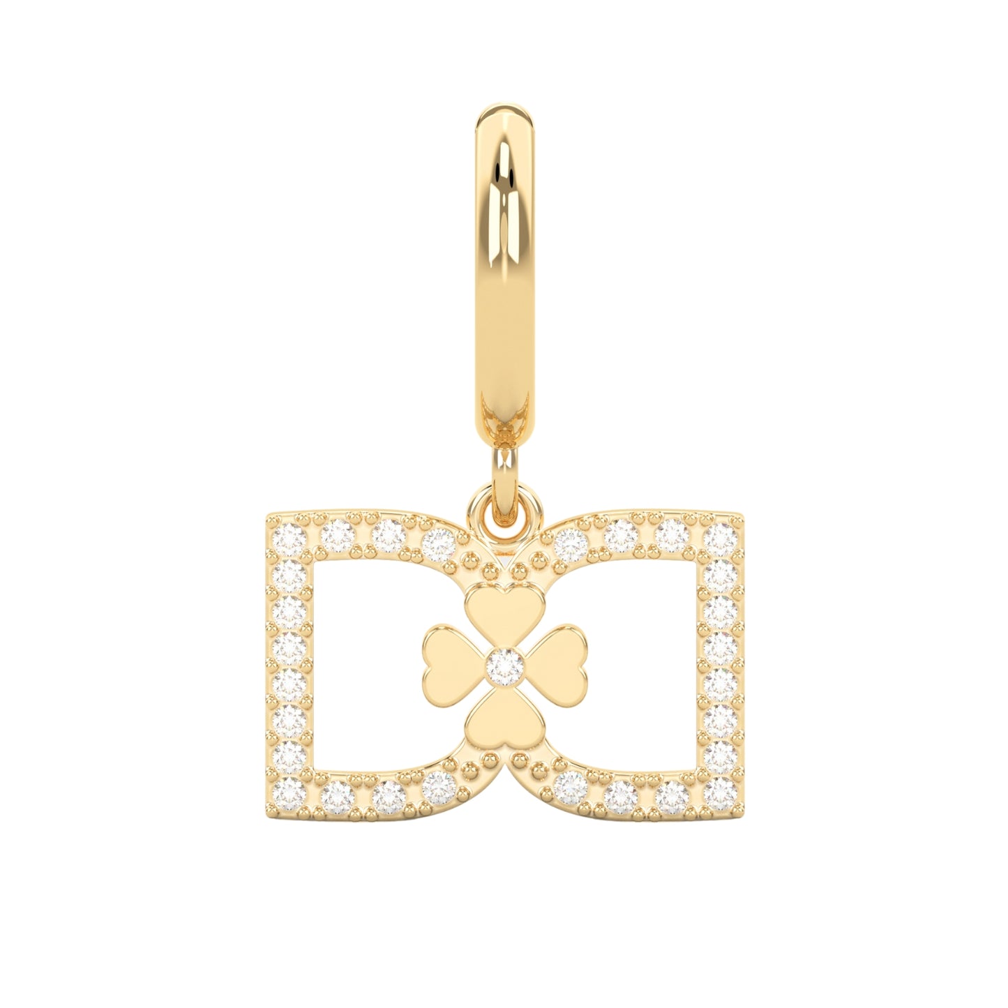 DD Hoops Diamond - Gold