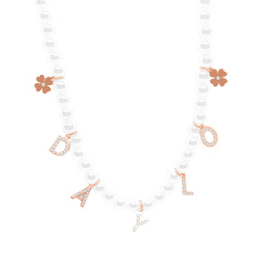 Pearl Necklace - Rose Gold