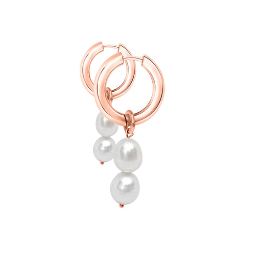 Mira Earrings - Rose Gold