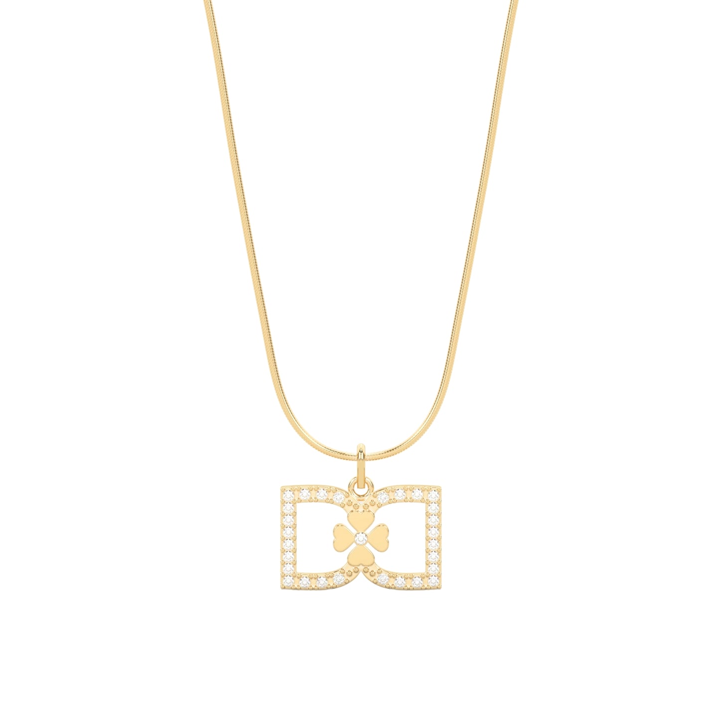 DD Ketting Diamanten - Goud