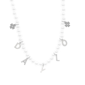 Pearl Necklace - Silver