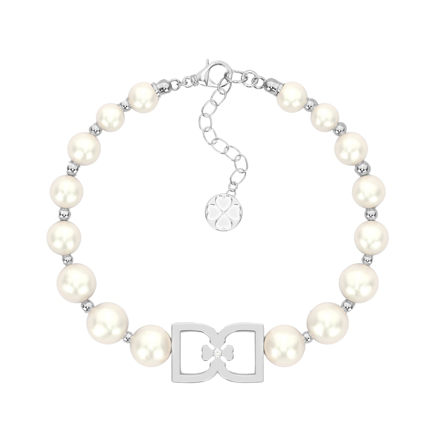 DD Pearl Bracelet - Silver