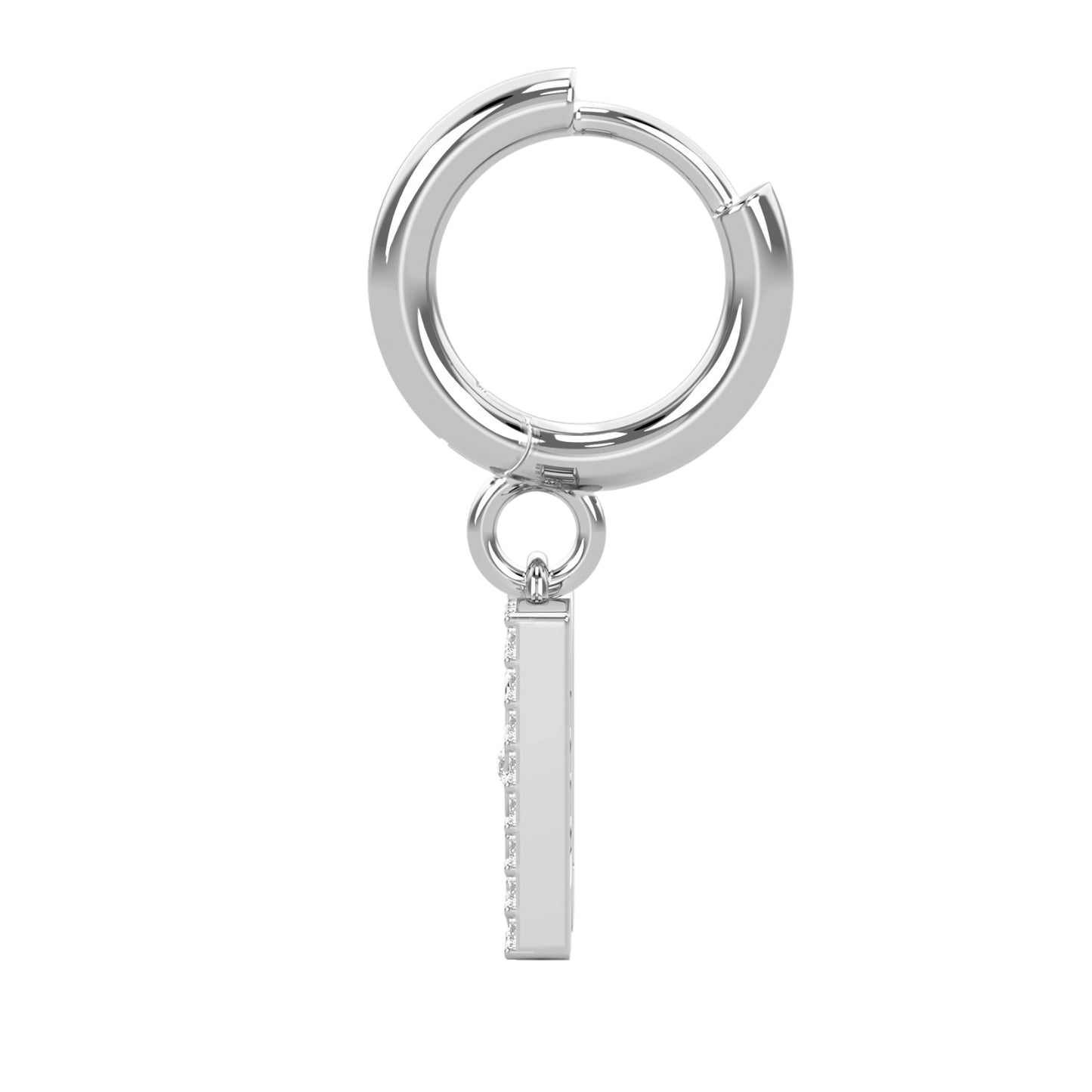 DD Hoops Diamond - Silver