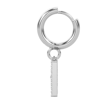 DD Hoops Diamond - Silver