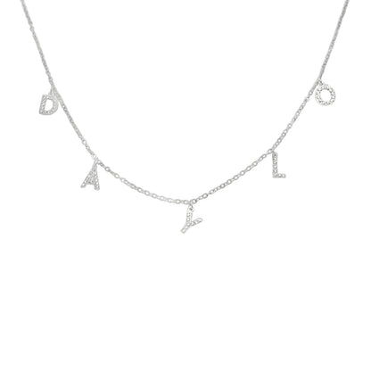 Diamant Halskette - Silber