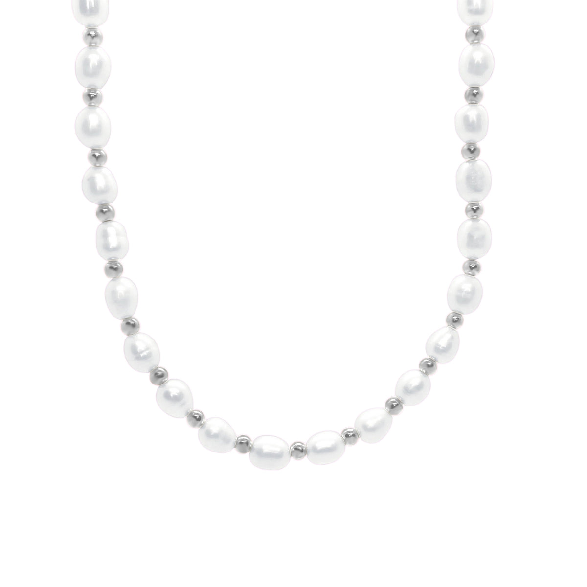 Zoey Parelketting - Zilver