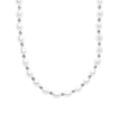 Zoey Parelketting - Zilver