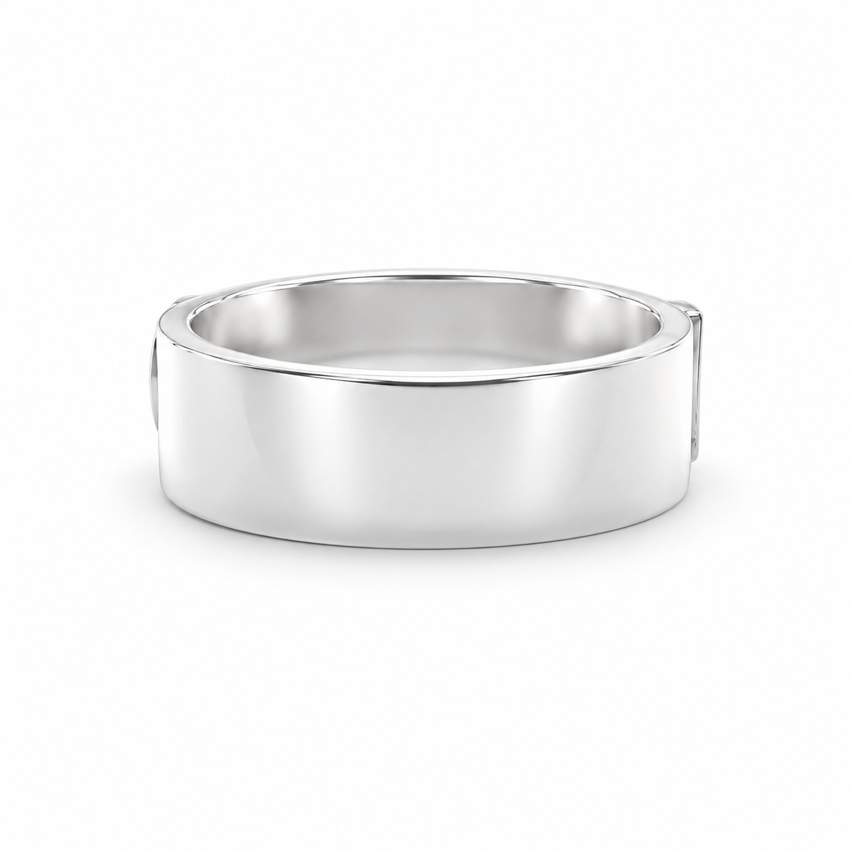 Signatuurring met Diamant - Zilver