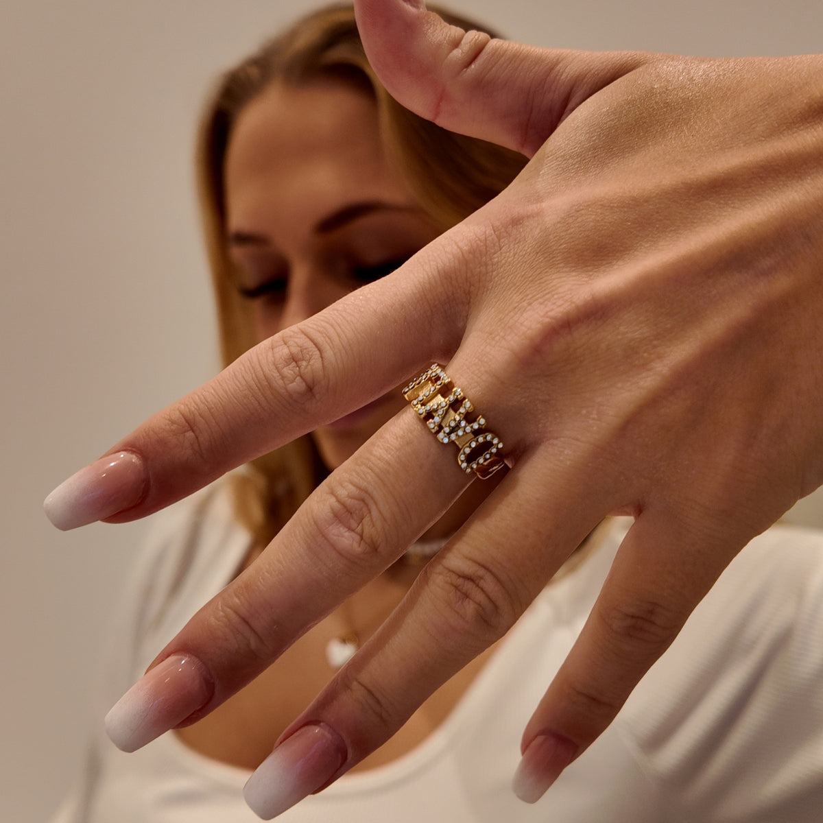 Ring Diamanten - Goud