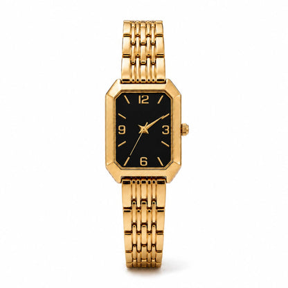 Aira Horloge - Goud / Zwart