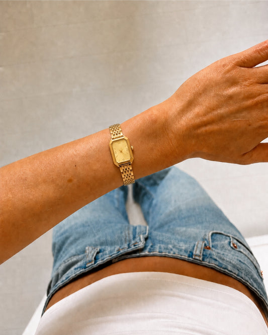 Aira Horloge - Goud / Goud