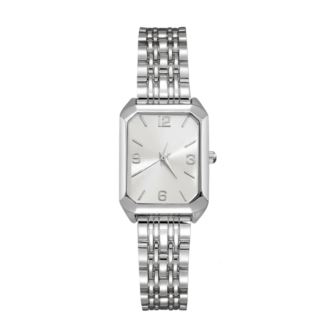 Aira Horloge - Zilver / Wit
