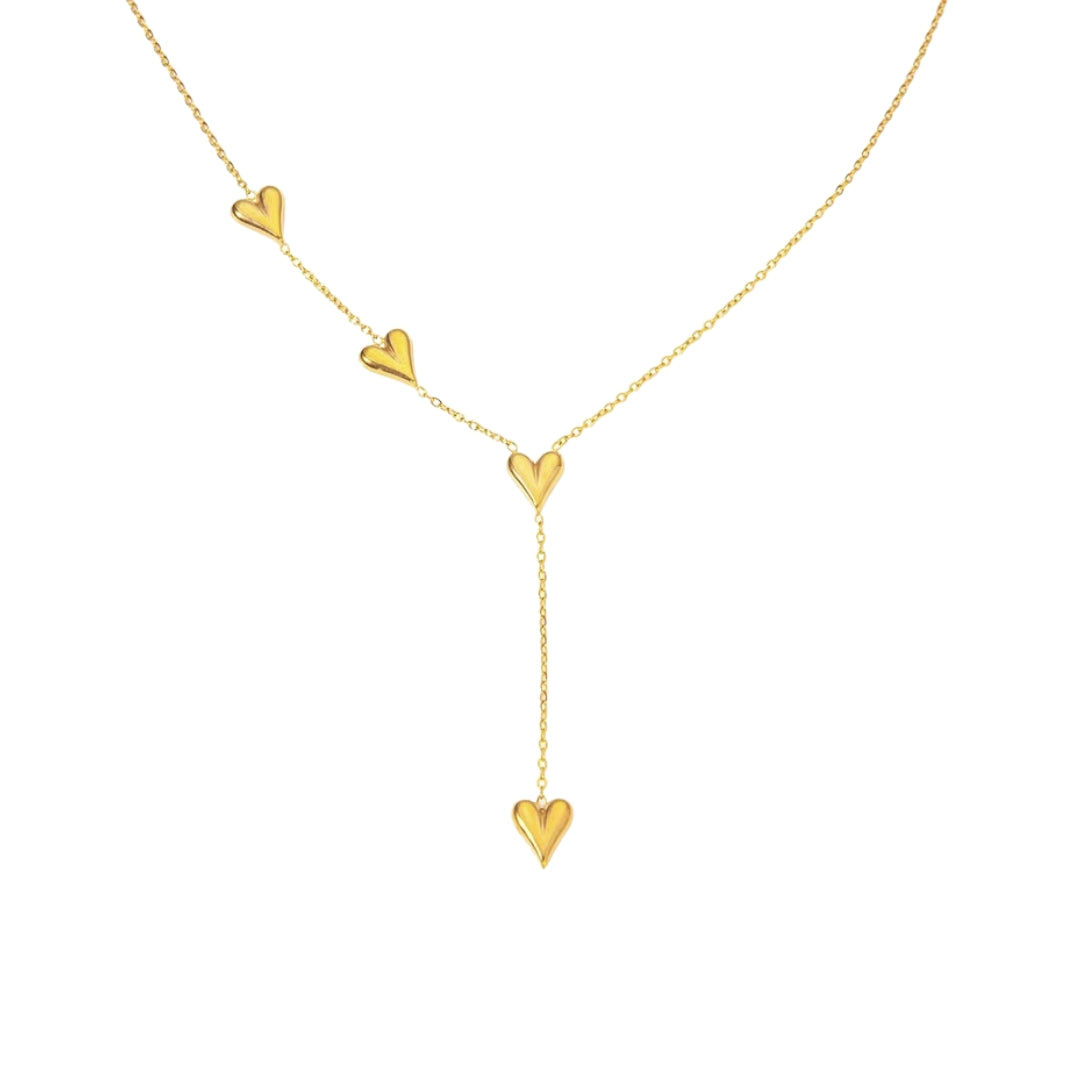 Alva Heart Necklace - Gold
