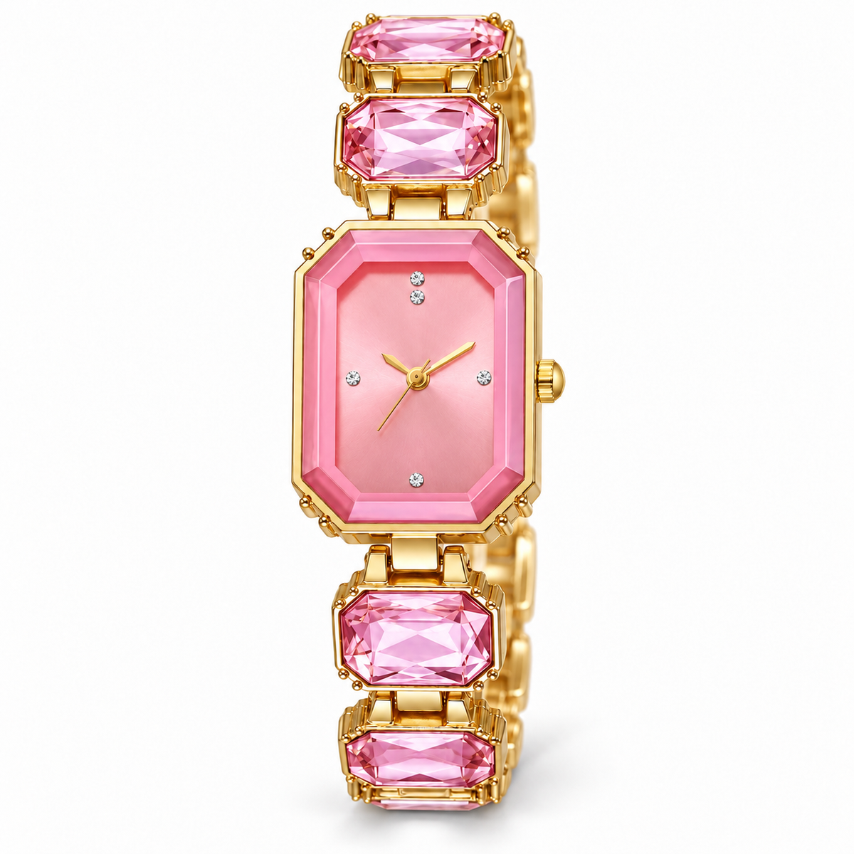 Antonia Horloge - Goud / Roze