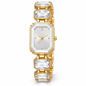 Antonia Horloge - Goud / Wit