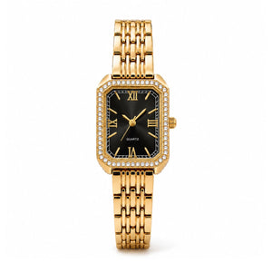 Aven Horloge - Goud / Zwart