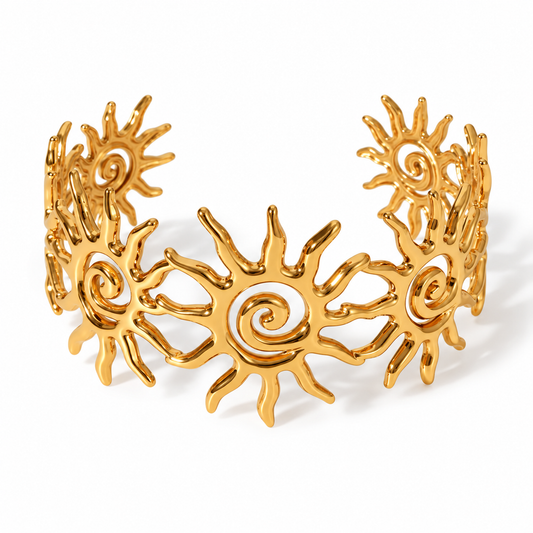 Ayla Zonnearmband – Goud
