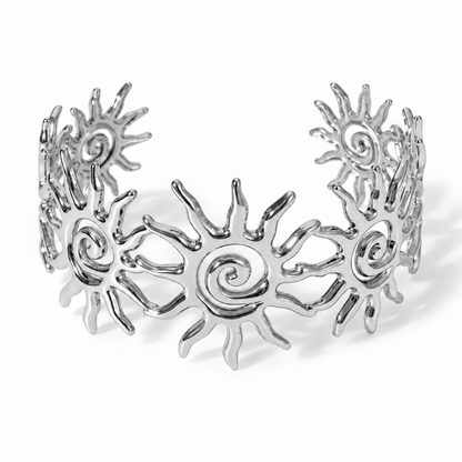 Ayla Zonnearmband – Zilver