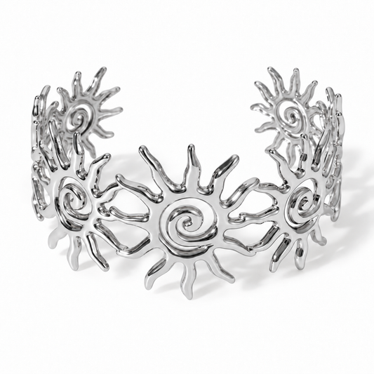 Ayla Zonnearmband – Zilver