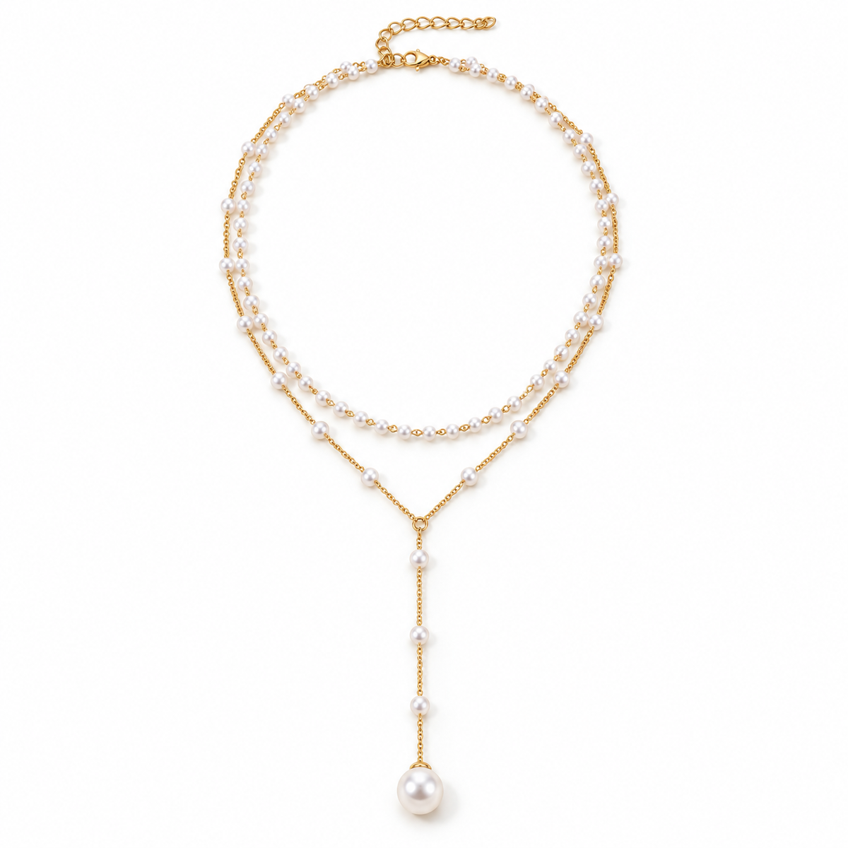 Seraphina Parelketting – Goud
