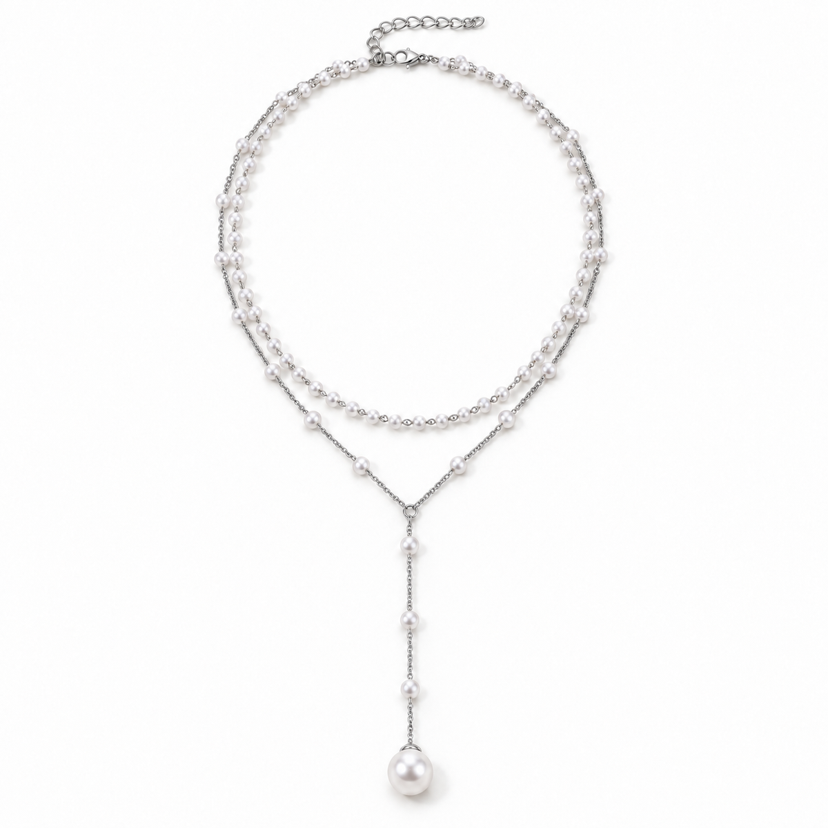 Seraphina Parelketting – Zilver