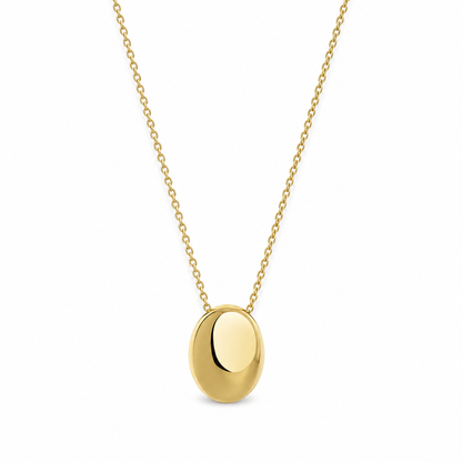Viona Oval Ketting – Goud