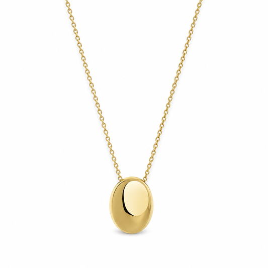 Viona Oval Ketting – Goud