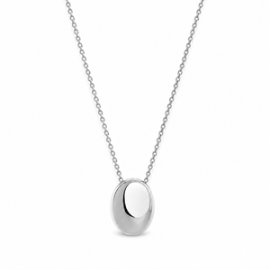 Viona Oval Ketting – Zilver