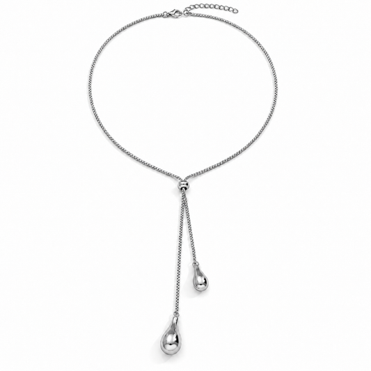 Livia Druppelketting – Zilver