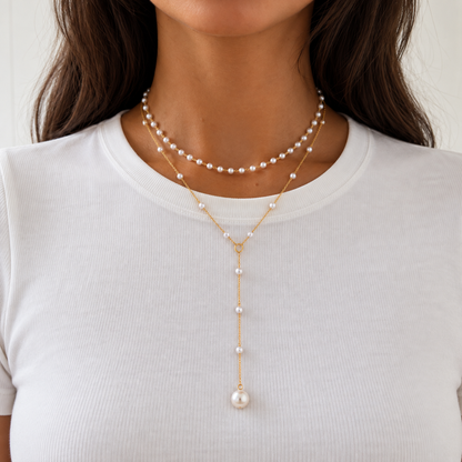 Seraphina Parelketting – Goud