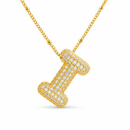 Stevige Letterketting - Goud
