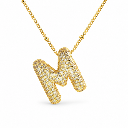 Stevige Letterketting - Goud